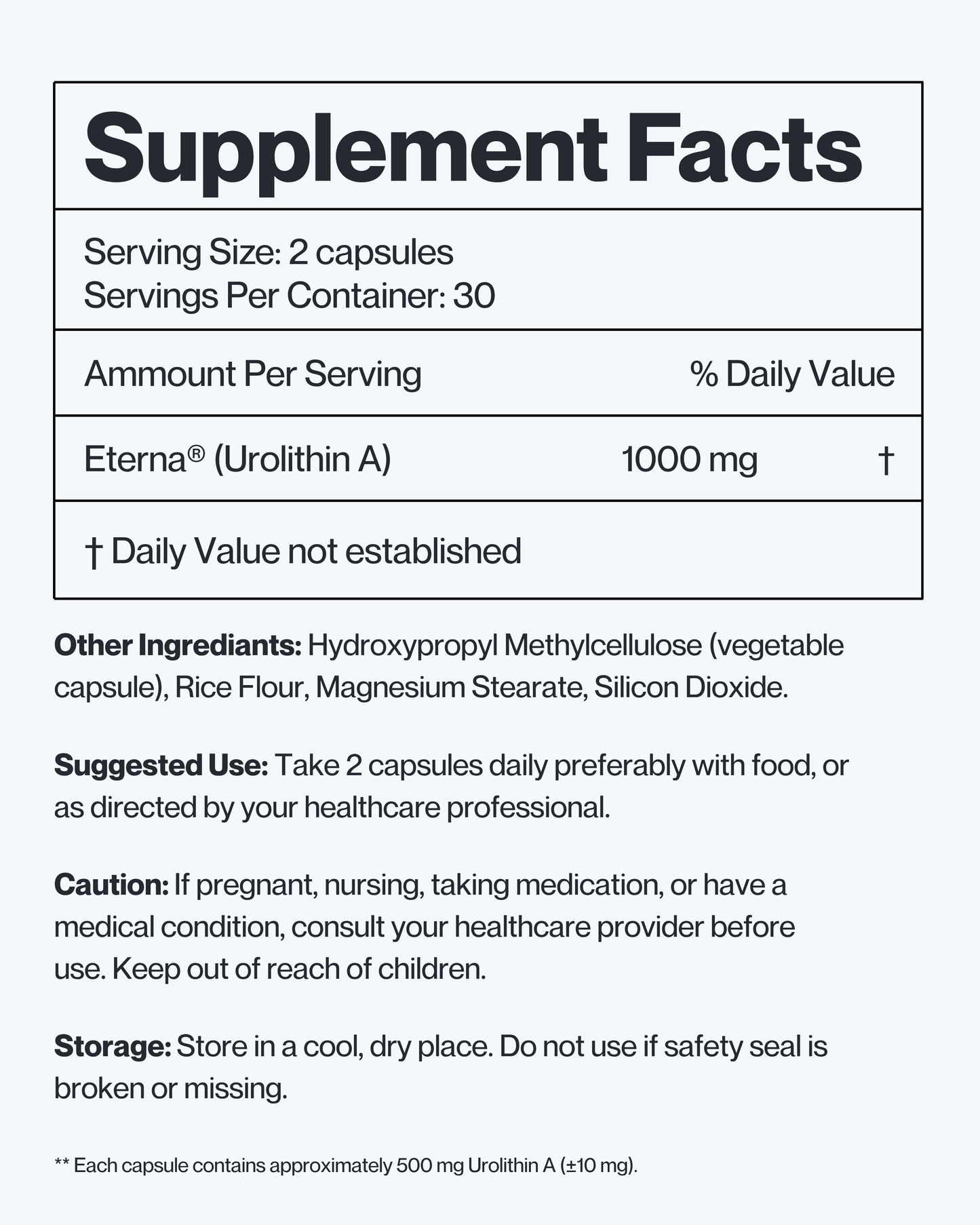 Eterna® Urolithin A